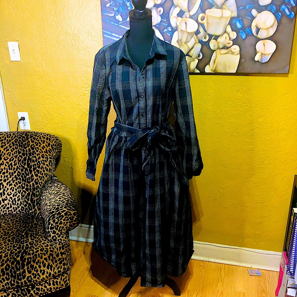 1901 Classic Plaid Dress